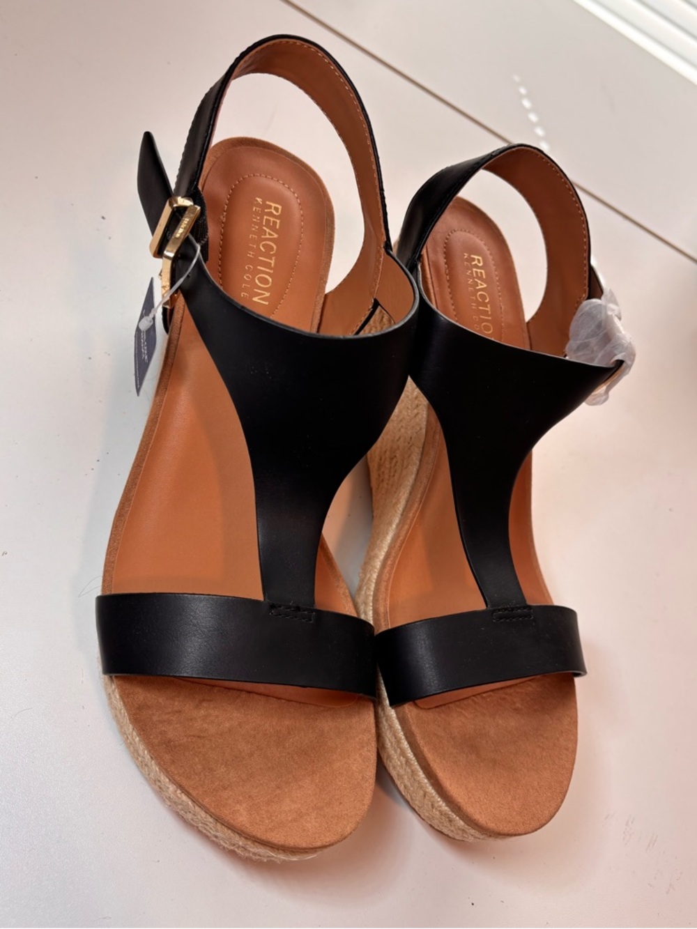 Kenneth Cole Reaction Card Wedge Espadrilles.